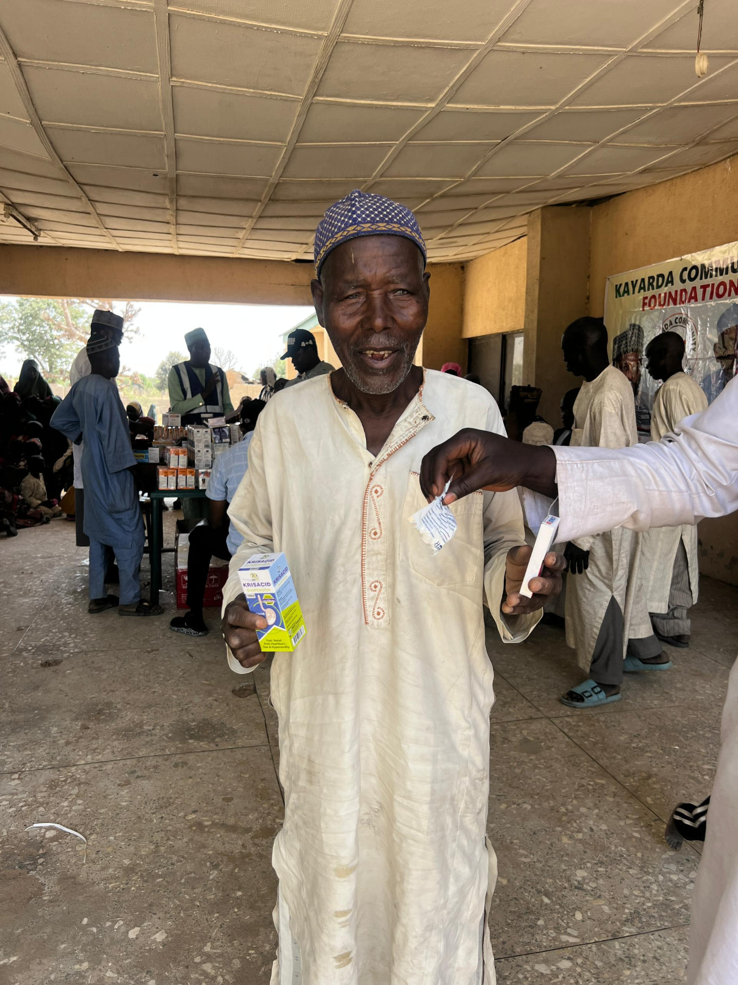 Medicine support during the outreach